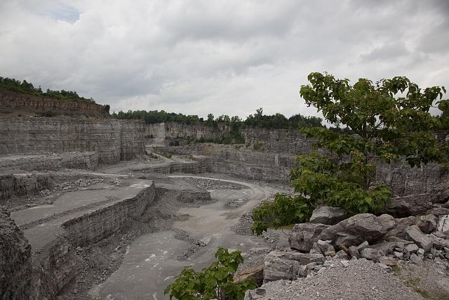 Vulcan Materials Company limestone quarry, Tuscumbia,...