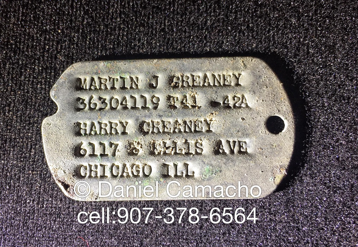 Martin J Creaney Dogtag.