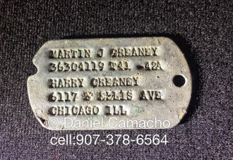 Martin J Creaney Dogtag.