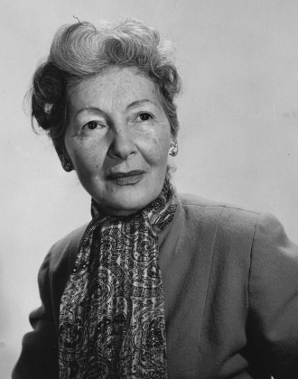 Celia Lovsky, Peter's wife.