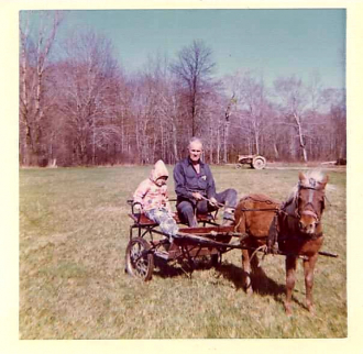 Lori and Pa(Pokey the pony)