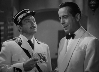 Claude Rains in Casablanca.