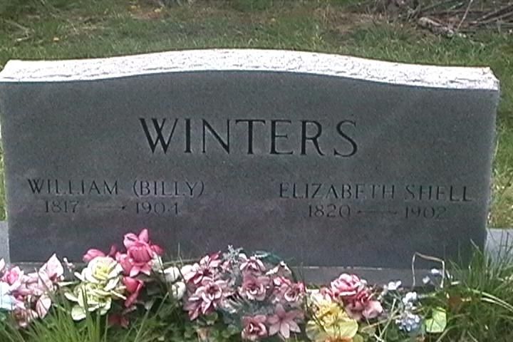 Grave William N. Billy Winters/Elizabeth Shell