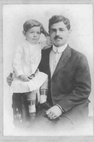 Louis Albert Lafortune and his son, Louis Albert LaFortune