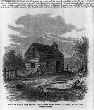 House in which John Brown's pikes were found