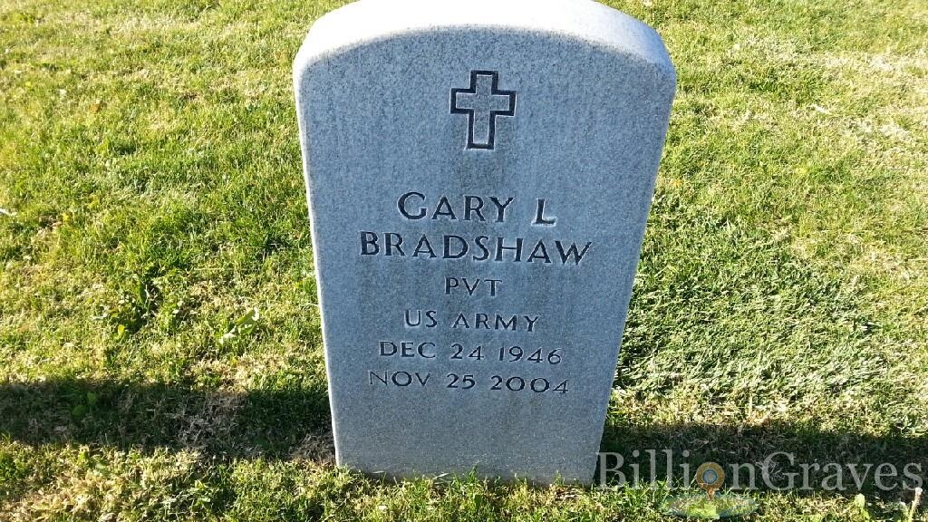 Gary L Bradshaw gravesite