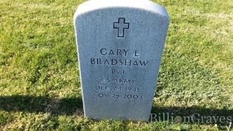 Gary L Bradshaw gravesite