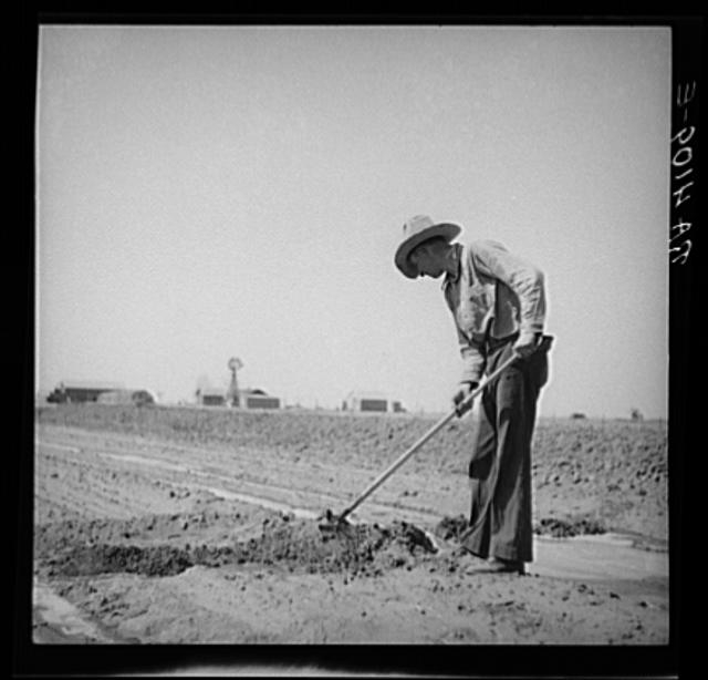 Fighting the drought and dust with irrigation. Cimarron...