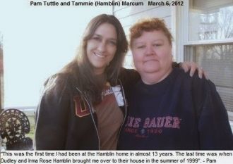 Pam Tuttle and friend, Tammy Marcum