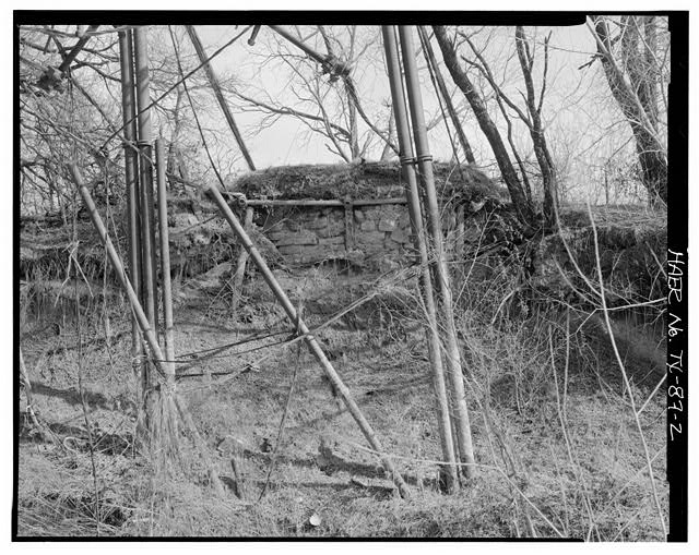 2. GENERAL VIEW OF BARTON CREEK BRIDGE, EAST ABUTMENT,...