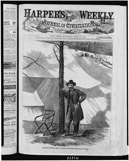 Lieutenant-General Grant at his head-quarters 