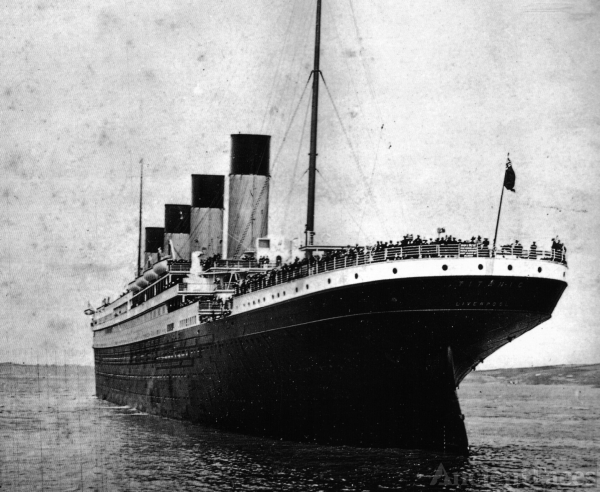 Stern of the RMS Titanic