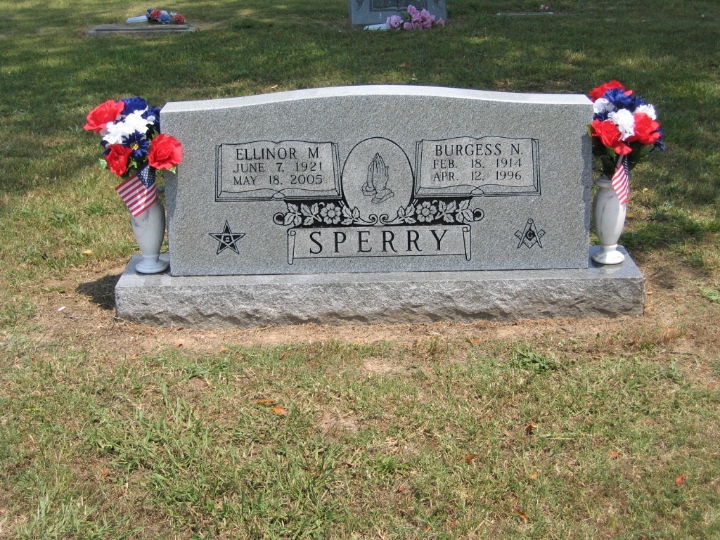 Burgess & Ellinor Sperry gravesite
