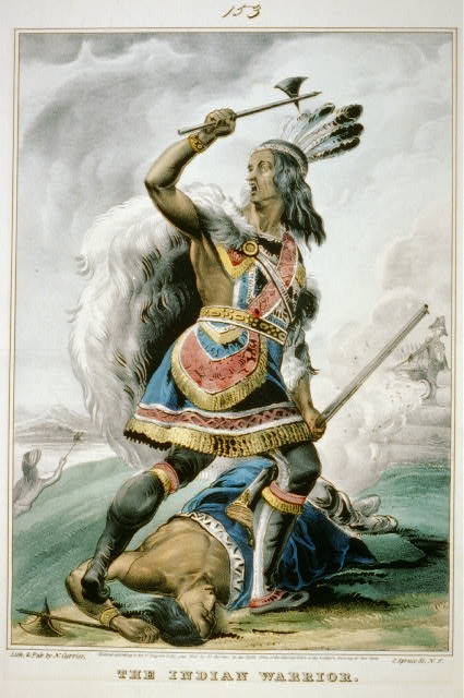 The Indian warrior / Lith. & pub. by N. Currier.