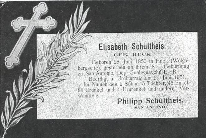 Elisabeth Schultheis Obituary