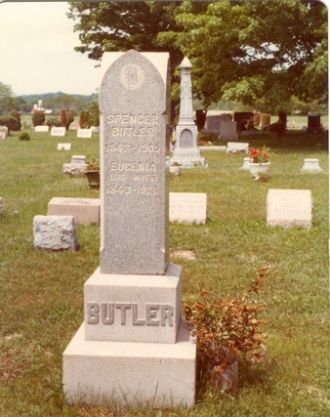 Spencer Butler & Eugenia Chapin gravestone