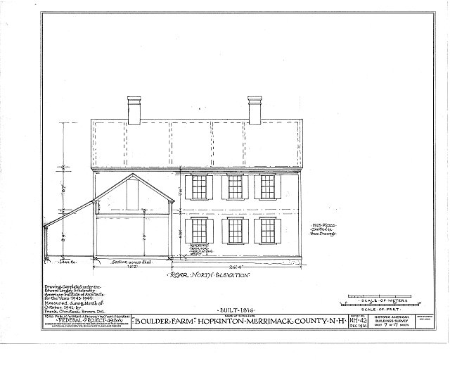 HABS NH,7-HOP,2- (sheet 7 of 17) - Boulder Farm,...