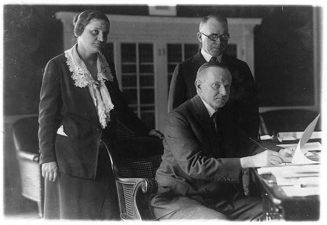 Miss Mabel Willebrandt and Congressman I.N.[sic] Foster