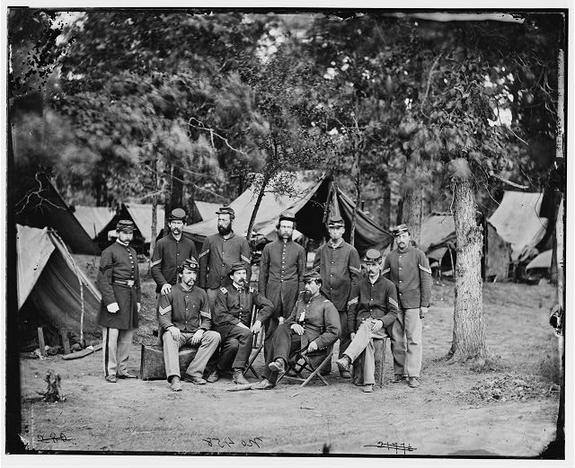[Bealeton, Va. Officers and noncommissioned officers of...