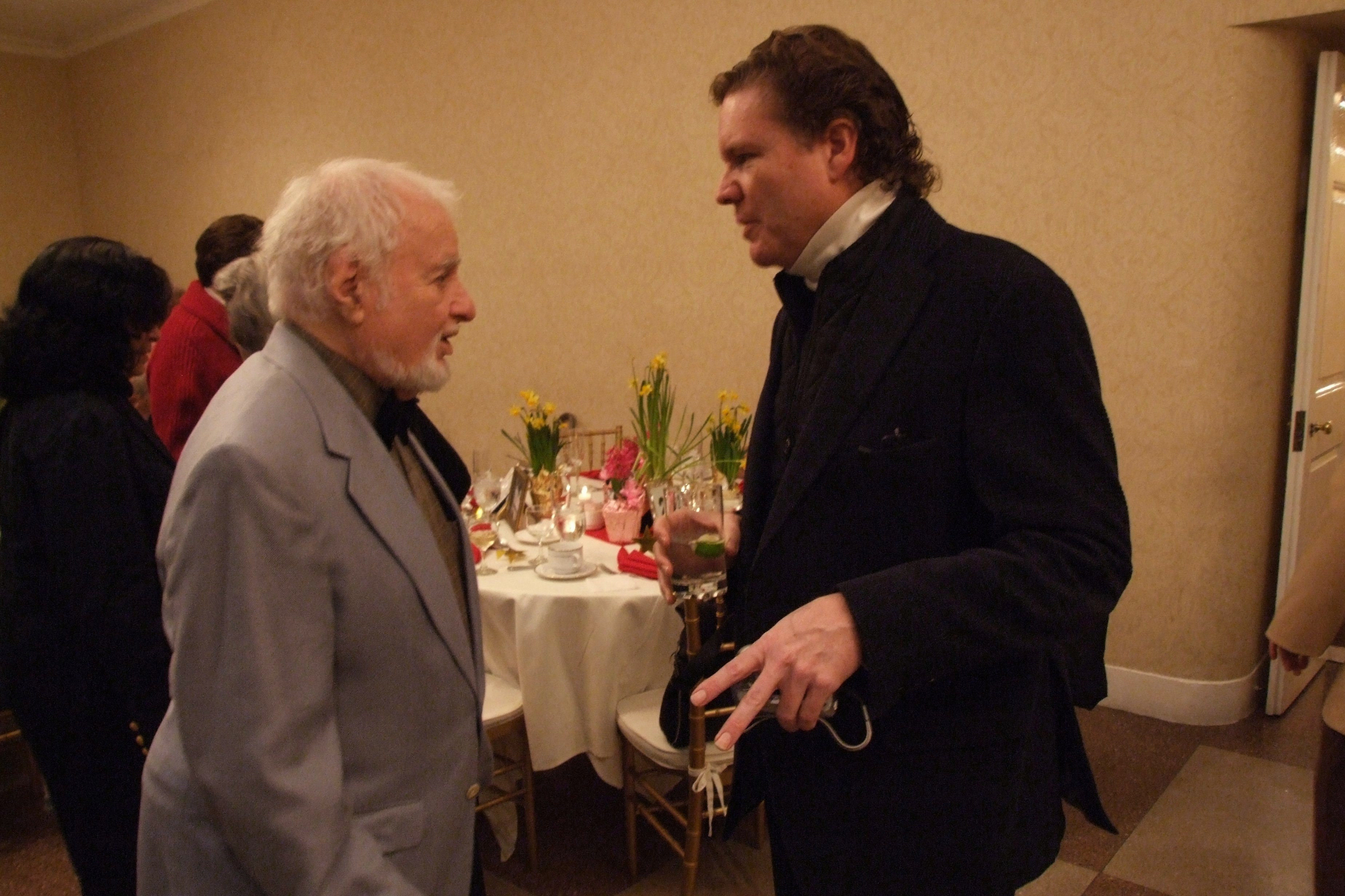 Gwen Van Dam's son Dirk Smillie is on the right. Paul Rosson on the left.