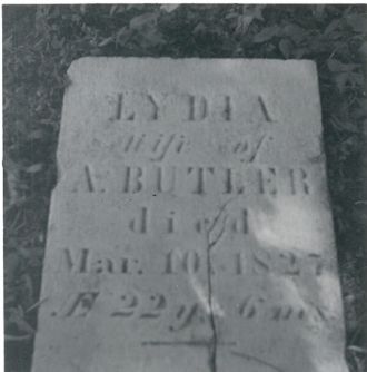 Lydia Benedict gravestone