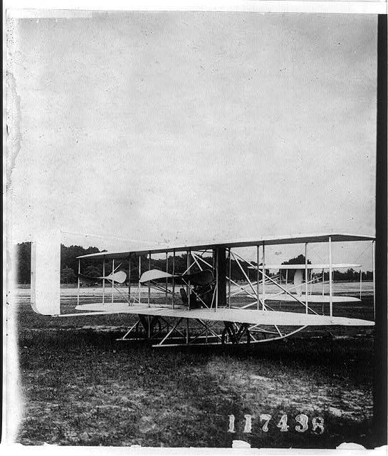 The Wright airplane of 1909 at Ft. Myer, Va.