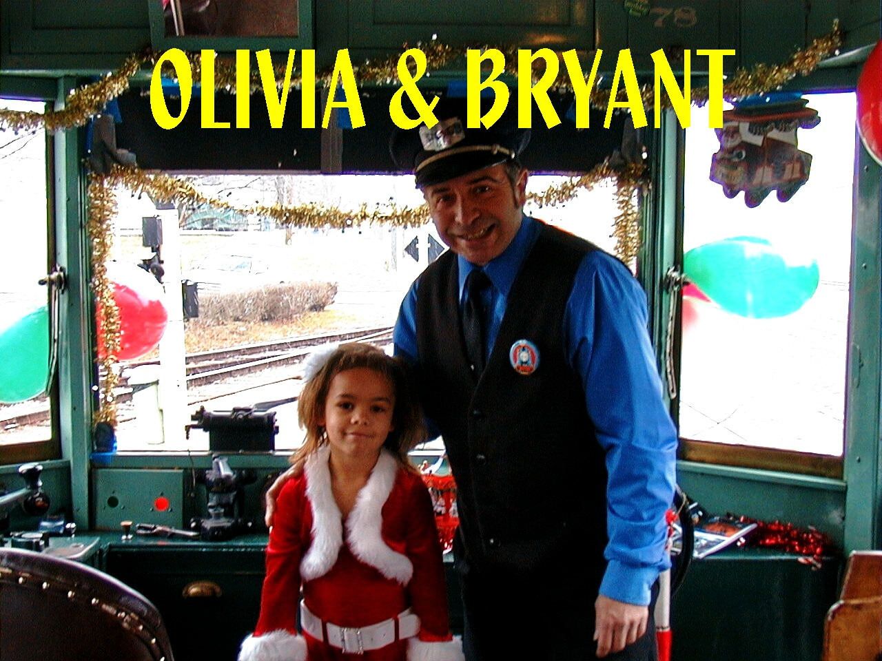 BRYANT & OLIVIA ON "THE TULETIDE SHUTTLE"