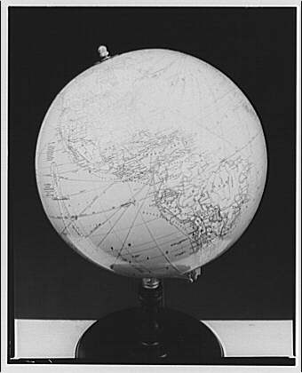 Globe of the world. North America