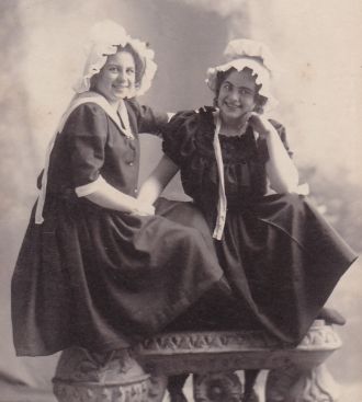 Florence Champlain and Pauline Benham