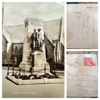 Postcard - Larne War Memorial