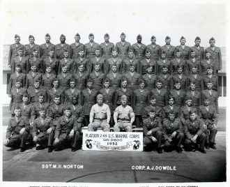 Platoon 248 U S Marine Corps 1952