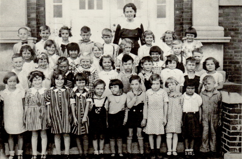 First Grade, Mill Creek, Indiana School, 1935-36