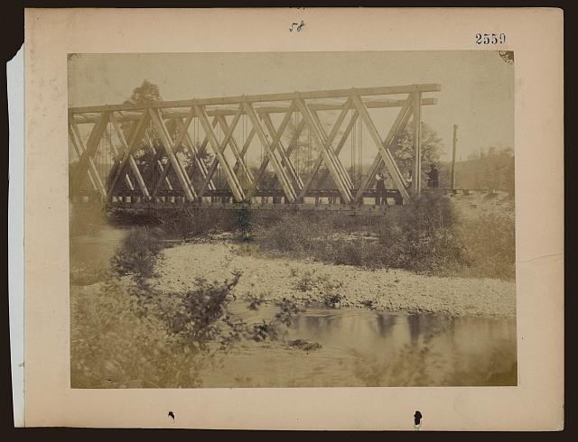 [Railroad trestle bridge]
