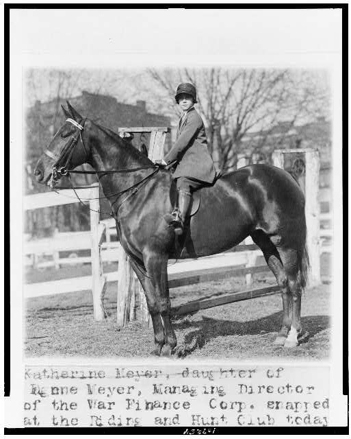 Katharine Meyer, daughter of Eugene Meyer, managing...
