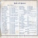 Honor Roll for Dead Spanish War 1899 w/List of Names