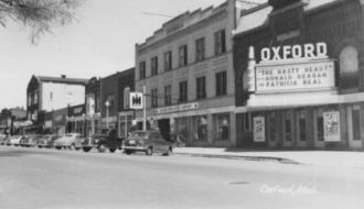Downtown Oxford, Michigan 1940