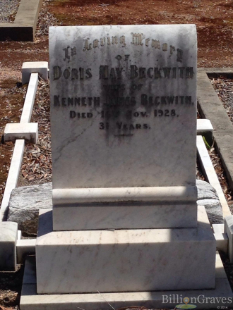 Doris May Snow Beckwith Gravesite