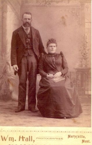 Lucinda (Sperling) & Jeremiah Mead, Montana 1890