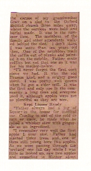 News Interview of Sarah Elizabeth (Carroll) Brown (1841-1931), Part 9