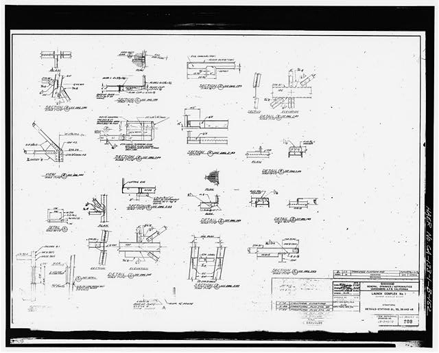 152. Photocopy of drawing (1963 structural drawing by...