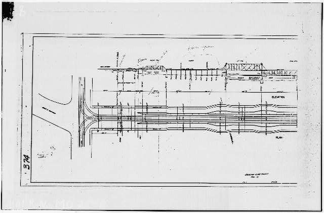 48. Photocopy of drawing PLAN & ELEVATION - SOUTH END -...
