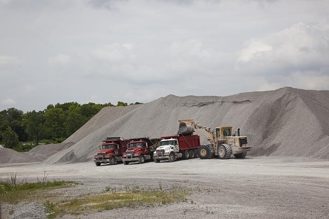 Vulcan Materials Company limestone quarry, Tuscumbia,...