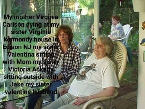 Virginia Carlson one of daughter Joan Desrosiers