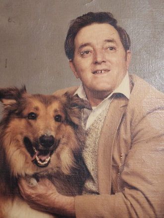 Donald Roper and his dog JOB