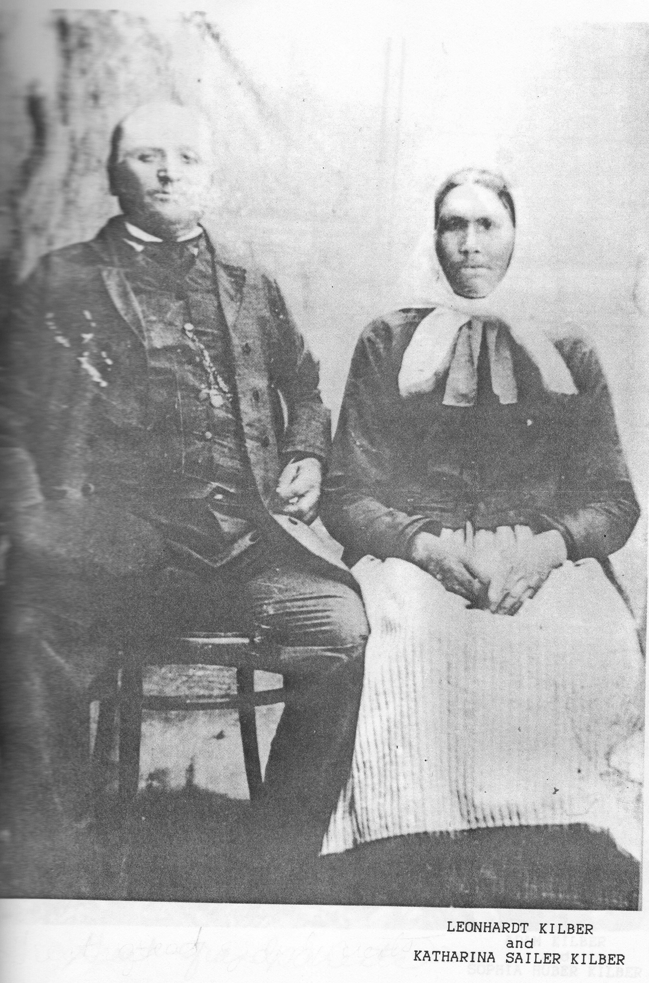 Leonhardt and Katharina (Sailer) Kilber 