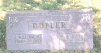 William V. and Ada Jane Dupler