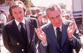 David Paradine Frost and Richard Nixon