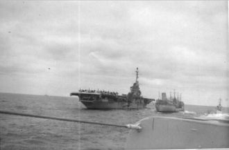 Yorktown, Minipatte, & Margaree at sea