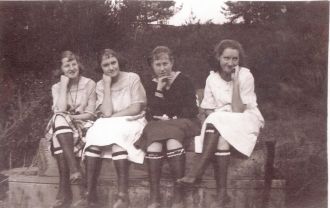 Lena M. Douglas,Estylene Hughes,Ruth D. Douglas & Margie Hughes 1920's