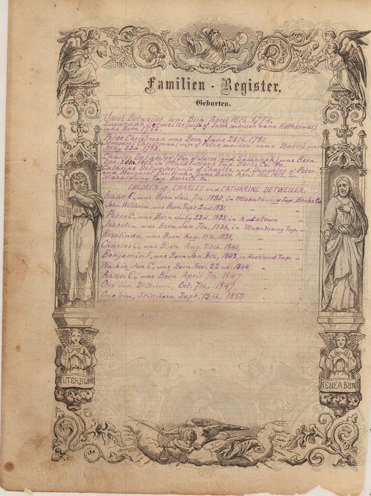Detweiler Family Bible